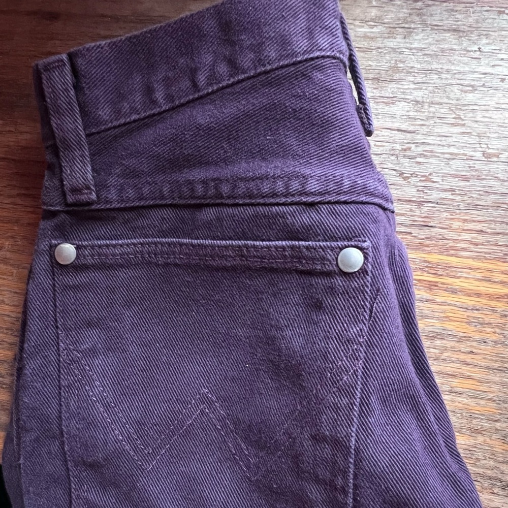 Purple Wrangler Jeans 3x36